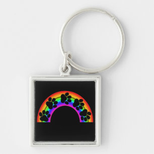 Sleutelhanger knipt op een regenboog