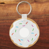 Sleutelhanger Kreme White Donut (Voorkant)