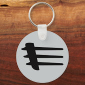 Sleutelhanger kruisvuur zijkant (Voorkant)