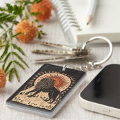 Sleutelhanger Leo hemelse dierenriemkunst (Voorkant Rechts)