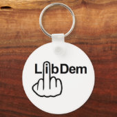 Sleutelhanger Lib Dem Flip (Voorkant)