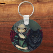 sleutelhanger "Loup-Garou: Noir" (Voorkant)