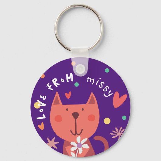 sleutelhanger 'love from' (Voorkant)