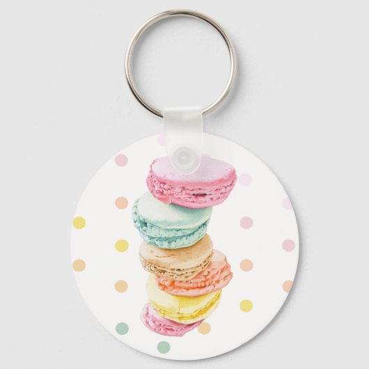 Sleutelhanger Macaronstippen (Voorkant)