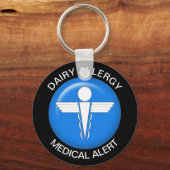 Sleutelhanger Melkallergie (Voorkant)