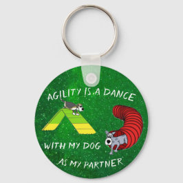 Sleutelhanger met Agility-thema