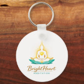 Sleutelhanger met Brightheart-meditatielogo (Achterkant)