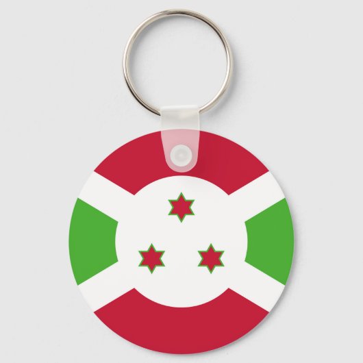 Sleutelhanger met Burundese vlag (Voorkant)