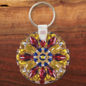 Sleutelhanger met Colombia Kleuren Ontwerp (Voorkant)