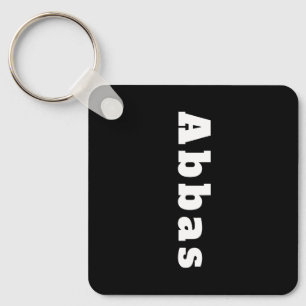 Sleutelhanger met de naam Abbas