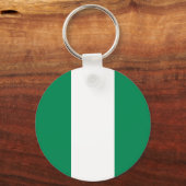 Sleutelhanger met de Nigeriaanse vlag (Voorkant)