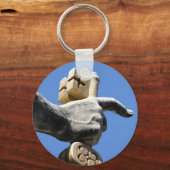 Sleutelhanger met de sleutel op de hand van St. Pe (Voorkant)