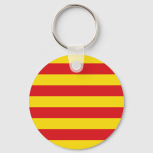 Sleutelhanger met de vlag van Catalonië