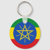 Sleutelhanger met de vlag van Ethiopië (Achterkant)