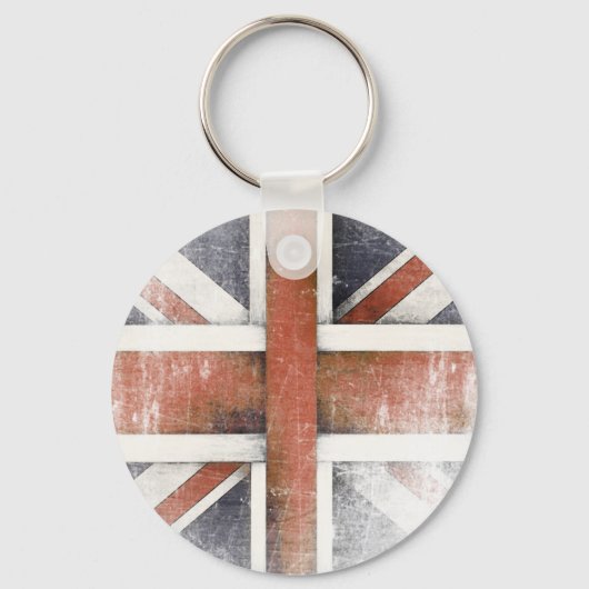 Sleutelhanger met de  vlag van Groot-Brittannië (Voorkant)