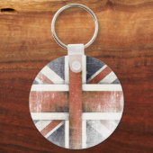 Sleutelhanger met de  vlag van Groot-Brittannië (Voorkant)