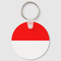 Sleutelhanger met de vlag van Indonesië