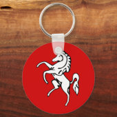 Sleutelhanger met de vlag van Kent, Engeland (Voorkant)