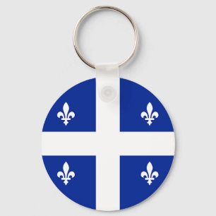 Sleutelhanger met de vlag van Quebec, Canada