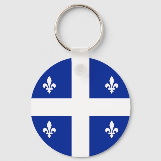 Sleutelhanger met de vlag van Quebec, Canada (Voorkant)