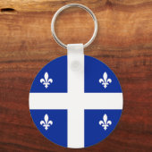 Sleutelhanger met de vlag van Quebec, Canada (Voorkant)