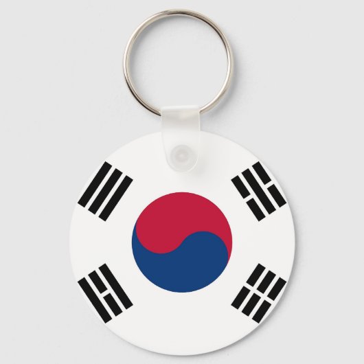 Sleutelhanger met de vlag van Zuid-Korea (Voorkant)