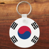 Sleutelhanger met de vlag van Zuid-Korea (Voorkant)