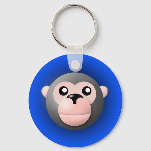 sleutelhanger met dier: aap (Voorkant)