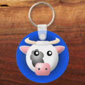 sleutelhanger met dier: koe (Voorkant)