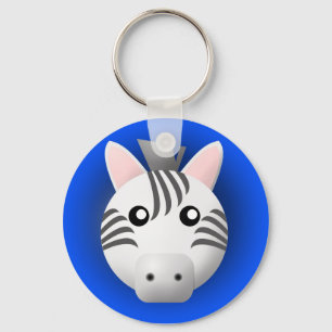 sleutelhanger met dier: zebra