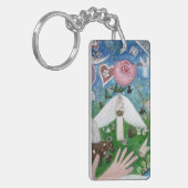 Sleutelhanger met dieren en Angels (Voorkant Links)