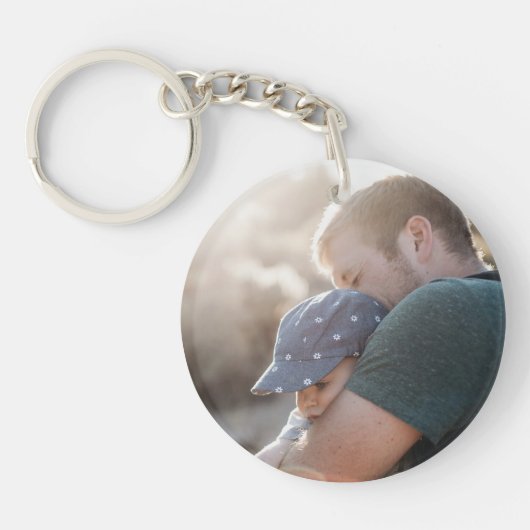 Sleutelhanger met dubbelzijdig beste vader (Voorkant)