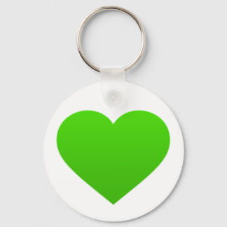 sleutelhanger met een groen hart