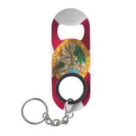 Sleutelhanger met flessengte op Florida State-vlag Mini Flessenopener