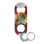 Sleutelhanger met flessengte op Florida State-vlag Mini Flessenopener (Achterkant)