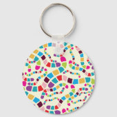 Sleutelhanger met gekleurde wormen (Achterkant)
