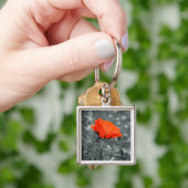 Sleutelhanger met Klaproos (Hand)
