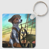 sleutelhanger met konijn en hond (Achterkant)
