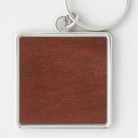 Sleutelhanger met leder Premium Square