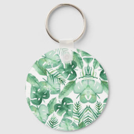 Sleutelhanger met lichte handpalm Leaf Print Party