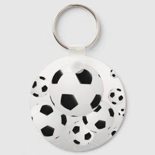 Sleutelhanger met meerdere Voetballen