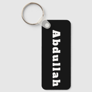 Sleutelhanger met naam Abdullah