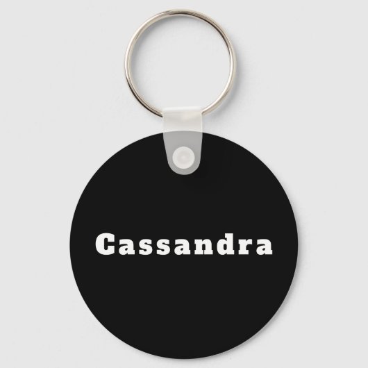 Sleutelhanger met naam Cassandra (Voorkant)