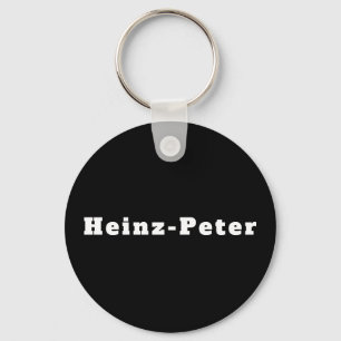 Sleutelhanger met naam Heinz-Peter