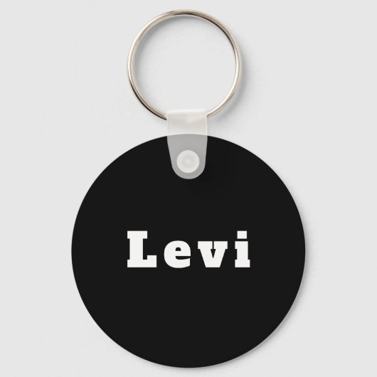 Sleutelhanger met naam Levi (Voorkant)
