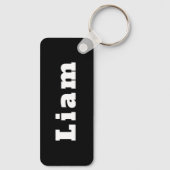 Sleutelhanger met naam Liam (Achterkant)