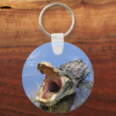 Sleutelhanger met Open Mouthed Alligator (Voorkant)
