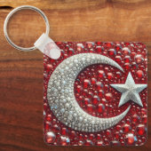 Sleutelhanger met Turks Kleuren Design (Voorkant)