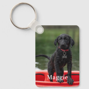 Sleutelhanger met twee foto's op beide zijden