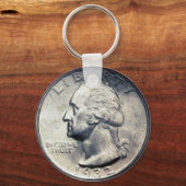 Sleutelhanger met vier dollar. (Voorkant)